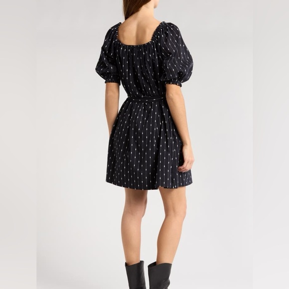 MOTHER The Run Wild Dot Line Cotton Dress - Picture 2 of 7